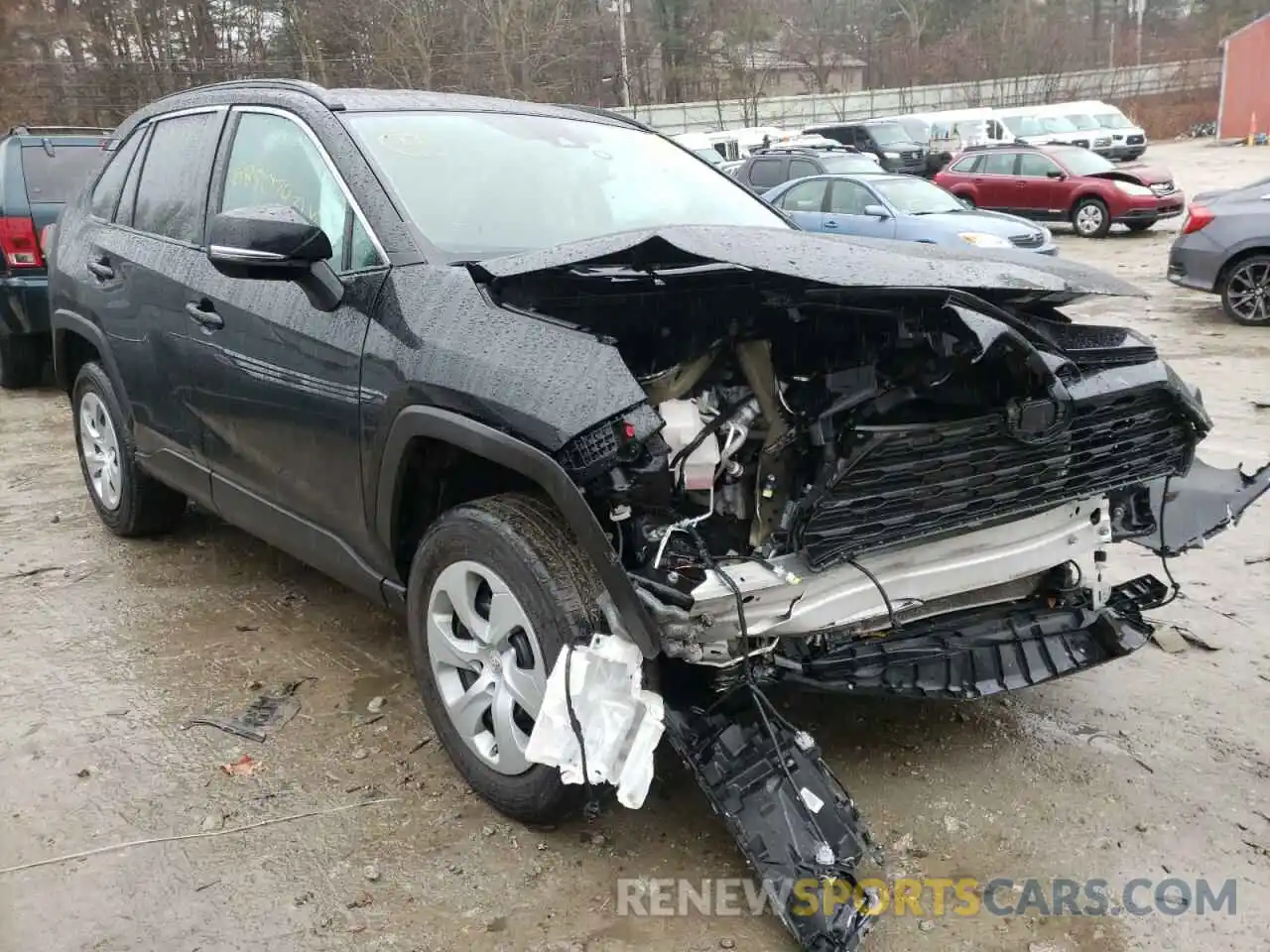 1 Photograph of a damaged car 2T3G1RFV1KC045130 TOYOTA RAV4 2019