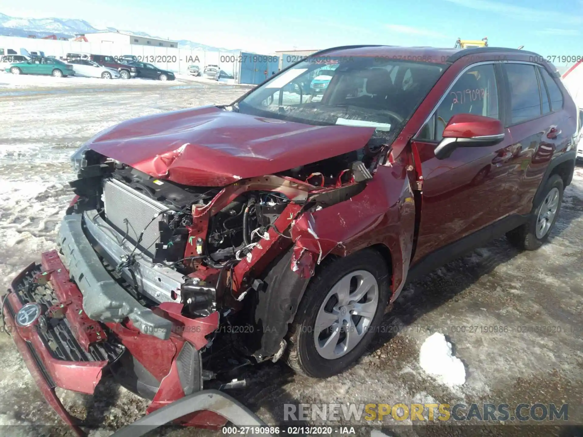 2 Photograph of a damaged car 2T3G1RFV1KC048738 TOYOTA RAV4 2019