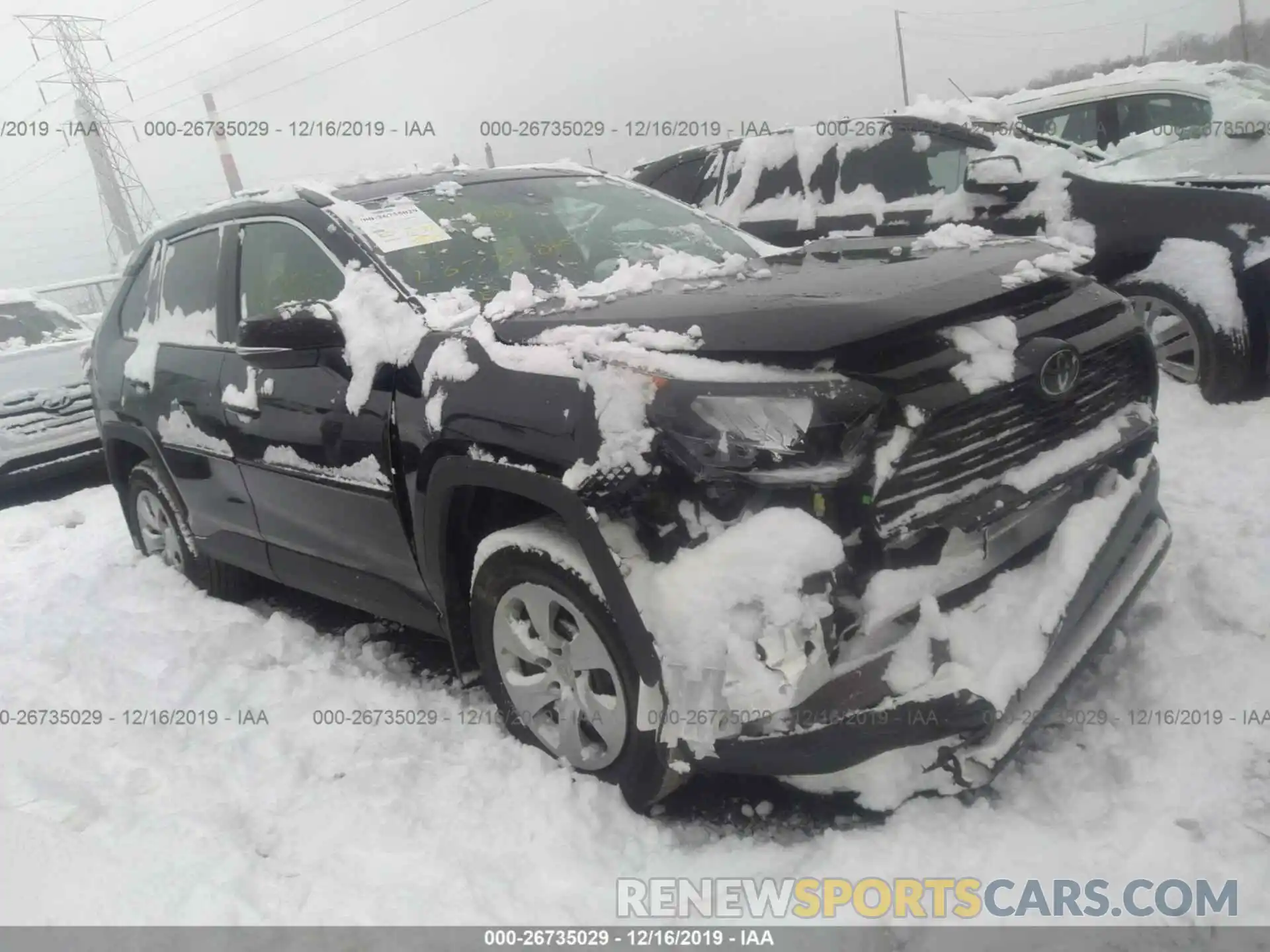 1 Photograph of a damaged car 2T3G1RFV1KW006343 TOYOTA RAV4 2019