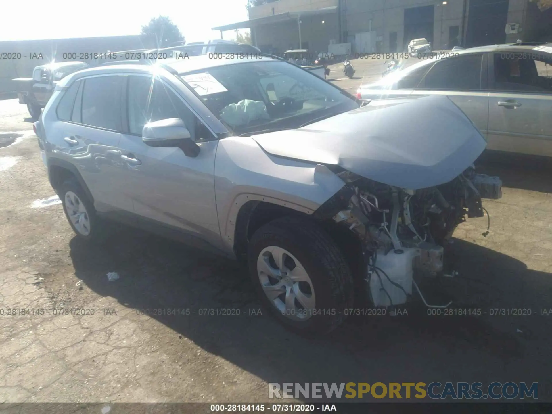 1 Photograph of a damaged car 2T3G1RFV1KW048334 TOYOTA RAV4 2019