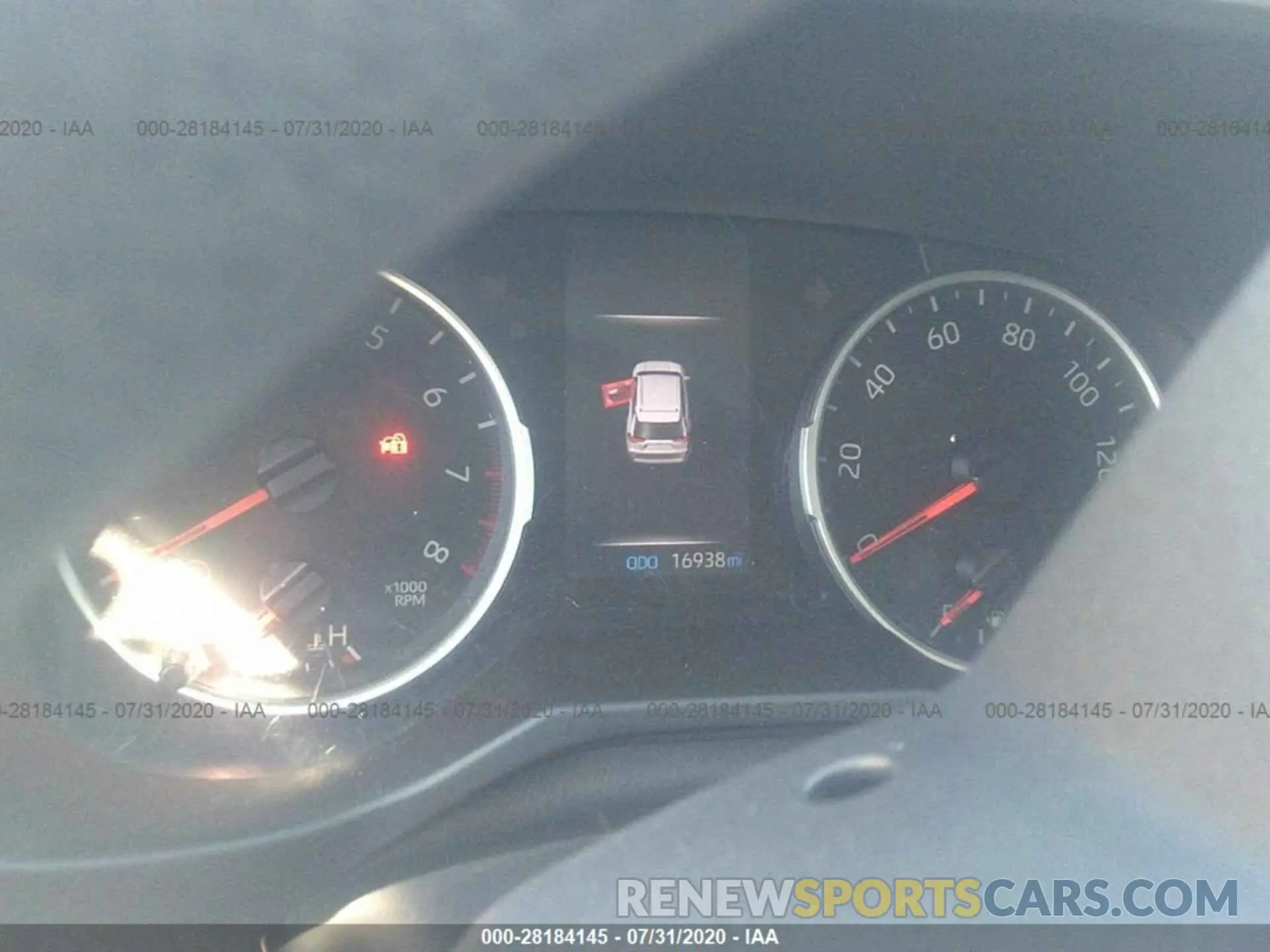 7 Photograph of a damaged car 2T3G1RFV1KW048334 TOYOTA RAV4 2019