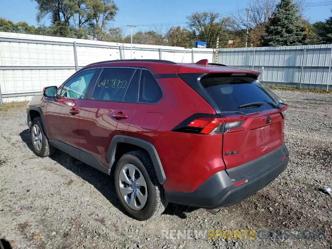 3 Photograph of a damaged car 2T3G1RFV1KW062475 TOYOTA RAV4 2019