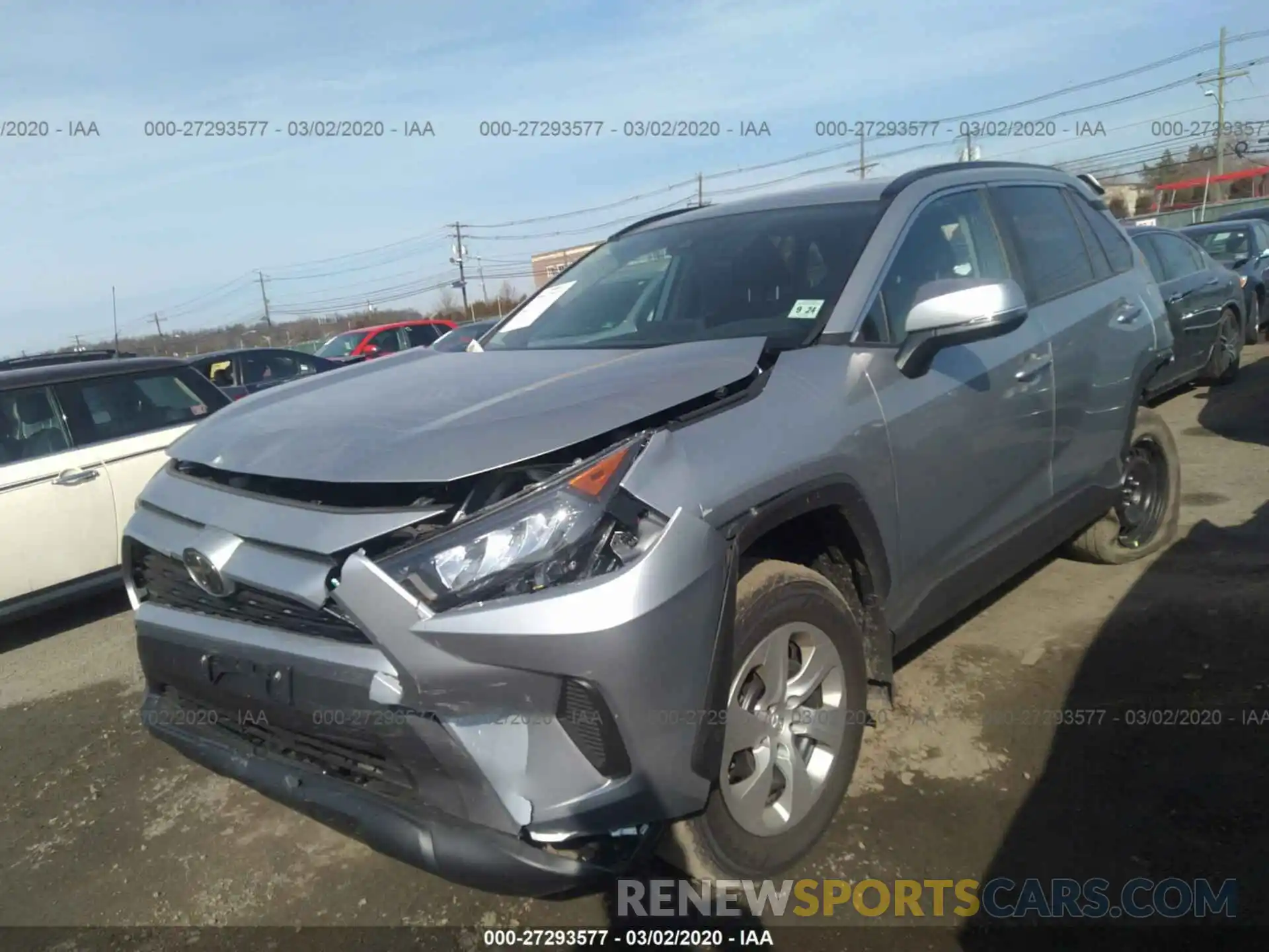 2 Photograph of a damaged car 2T3G1RFV2KC043175 TOYOTA RAV4 2019