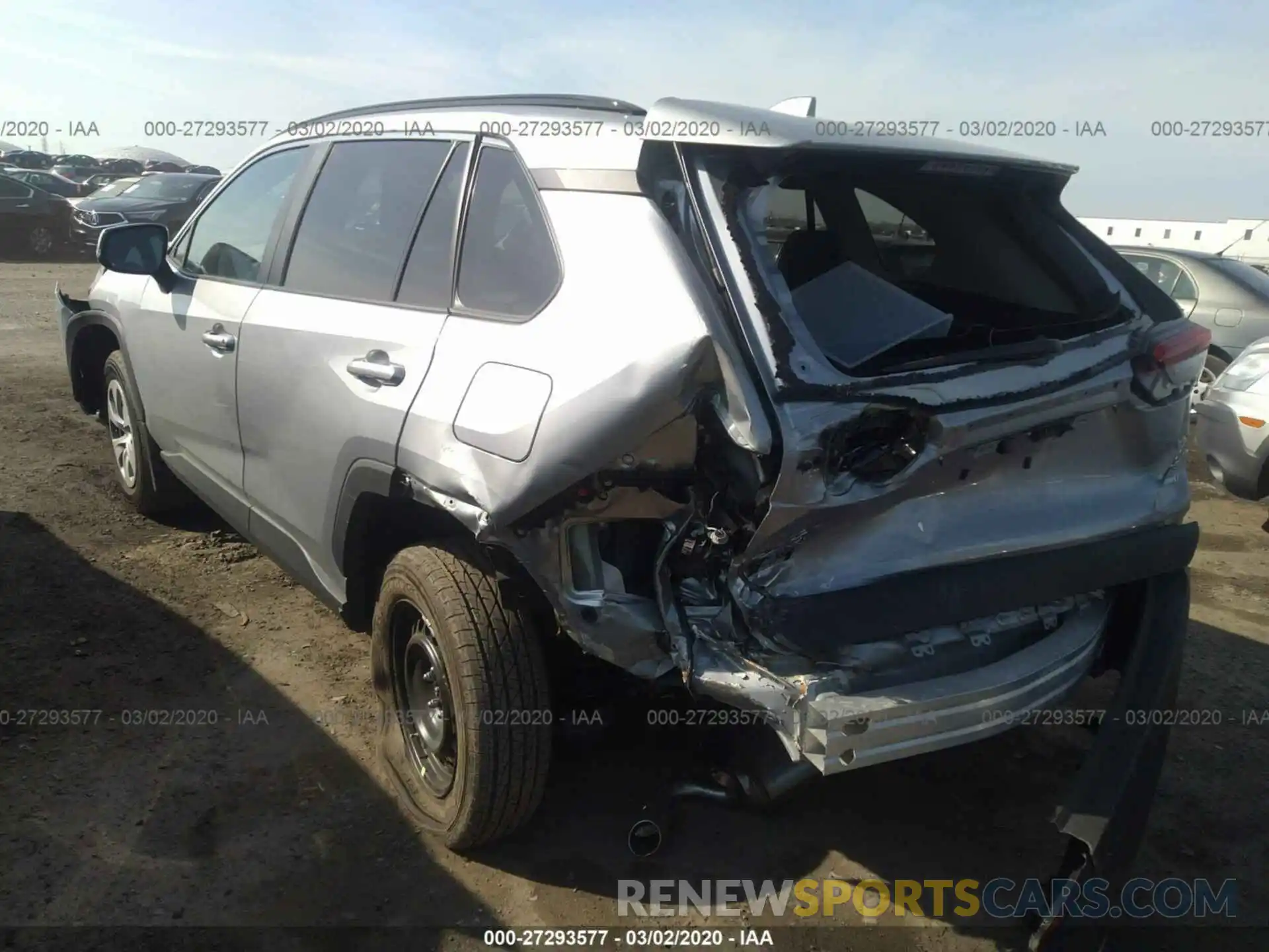 3 Photograph of a damaged car 2T3G1RFV2KC043175 TOYOTA RAV4 2019