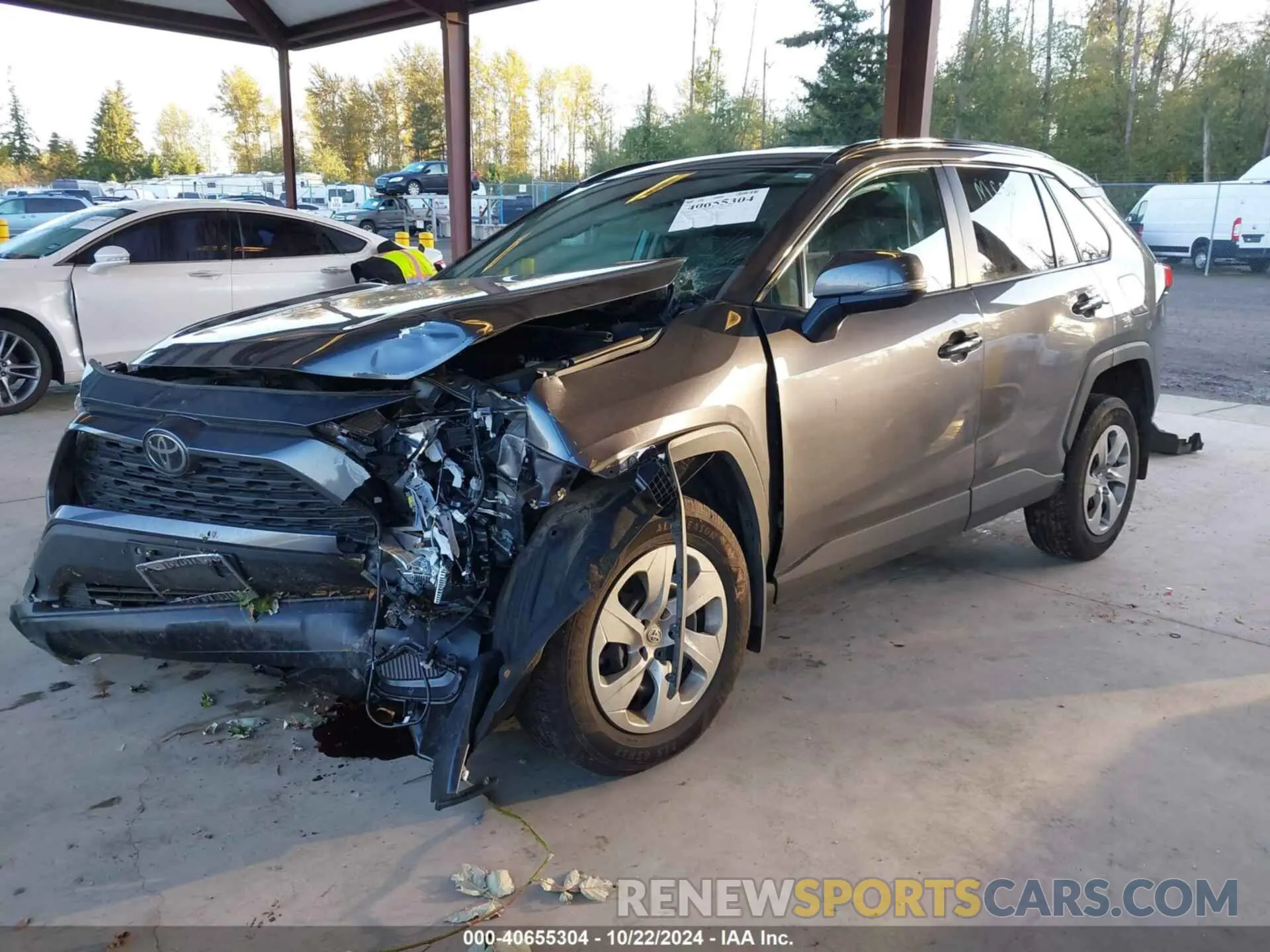 2 Photograph of a damaged car 2T3G1RFV2KC044729 TOYOTA RAV4 2019