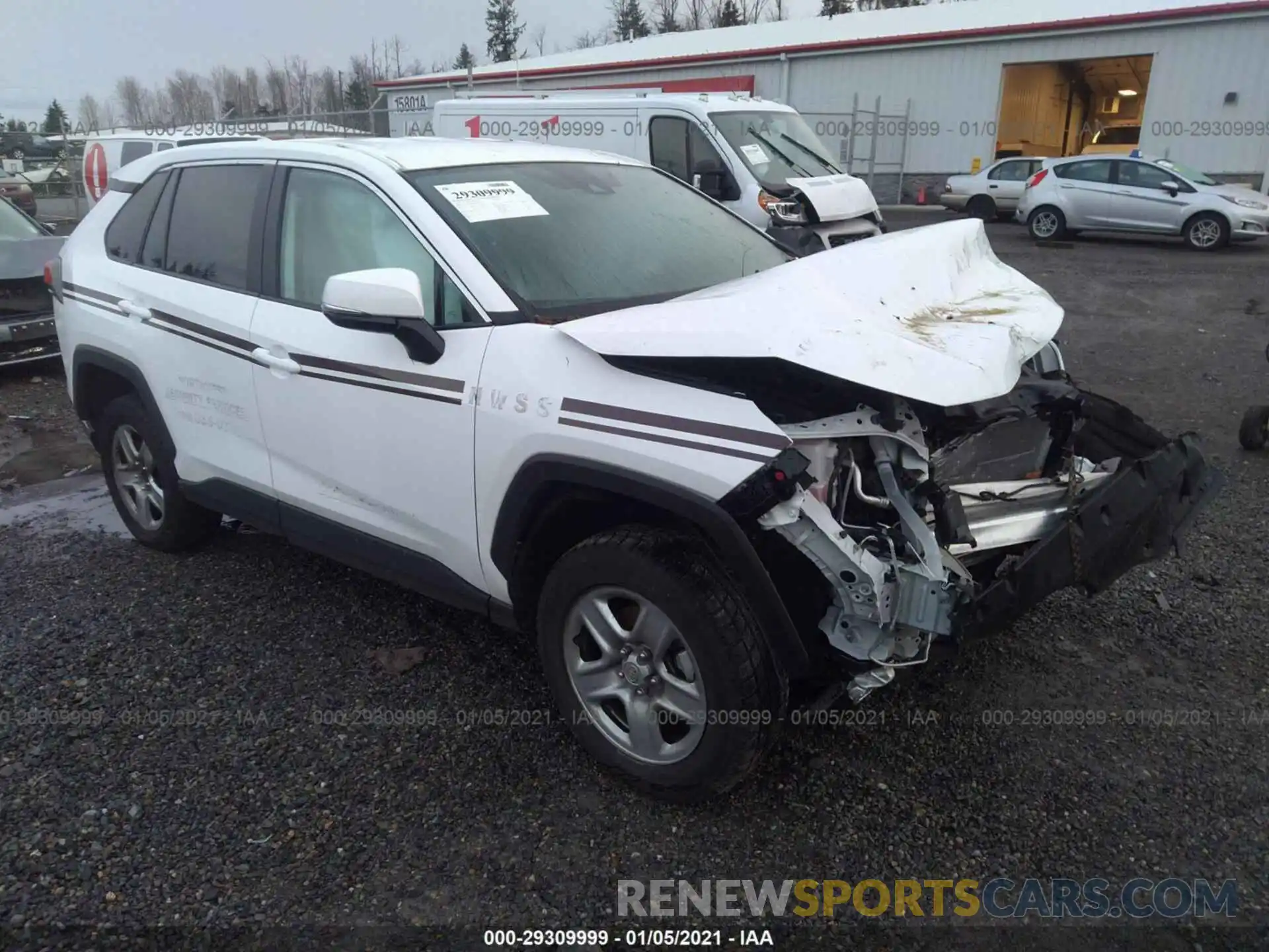 1 Photograph of a damaged car 2T3G1RFV2KC047212 TOYOTA RAV4 2019