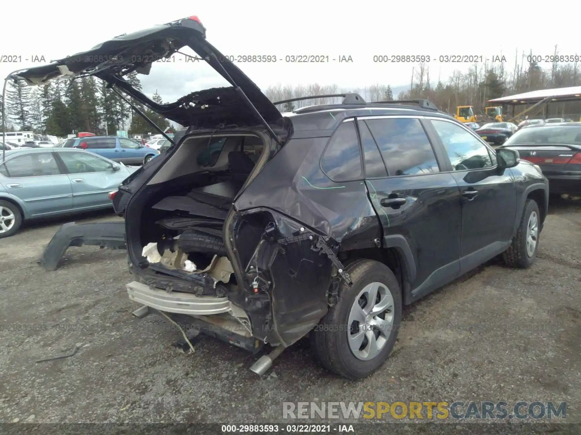 4 Photograph of a damaged car 2T3G1RFV2KC048392 TOYOTA RAV4 2019