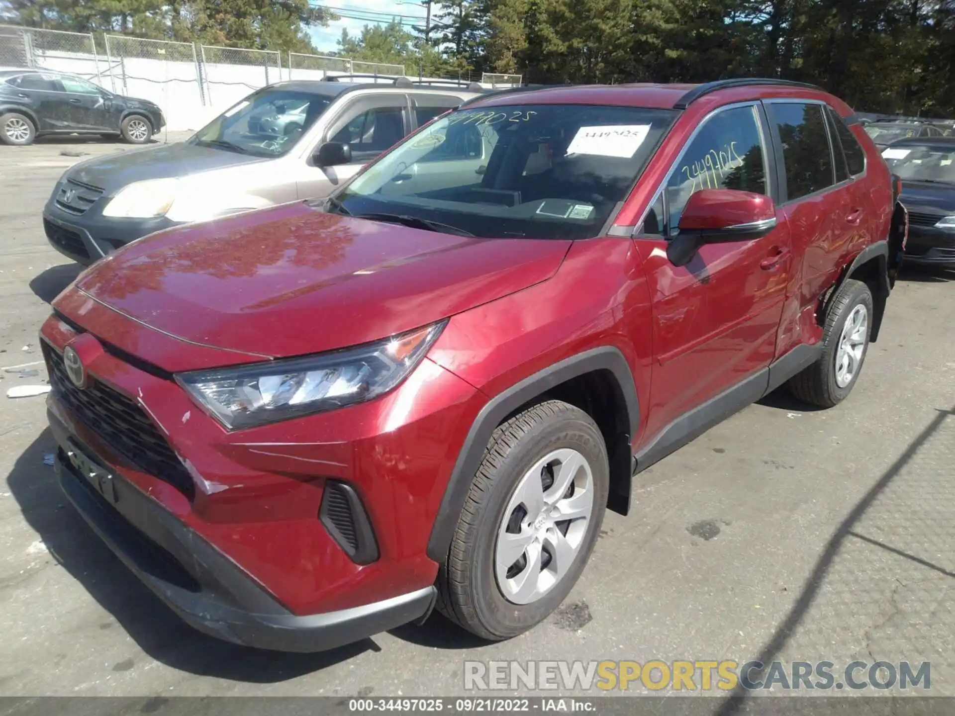 2 Photograph of a damaged car 2T3G1RFV2KC051776 TOYOTA RAV4 2019