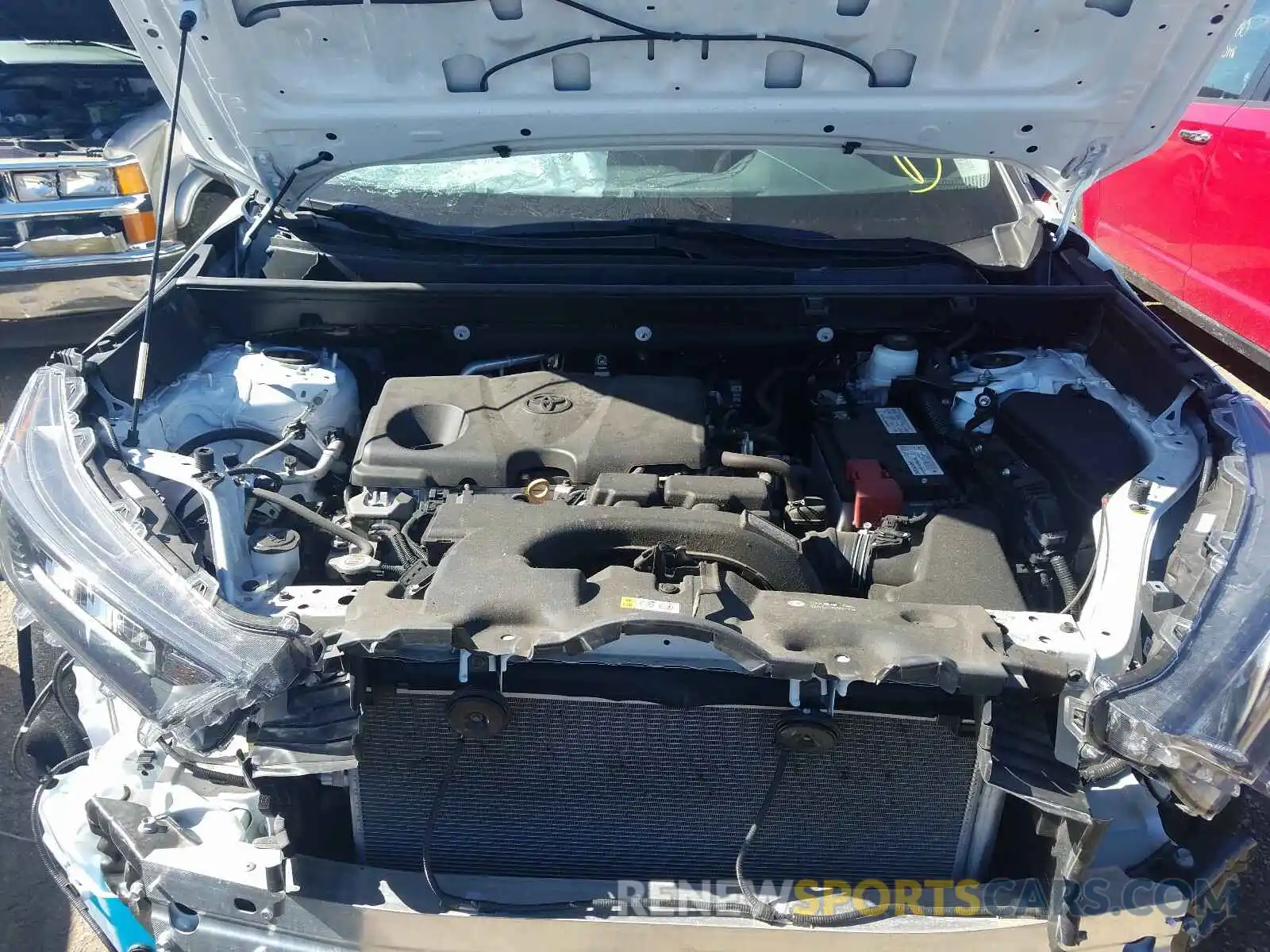 7 Photograph of a damaged car 2T3G1RFV2KW013981 TOYOTA RAV4 2019