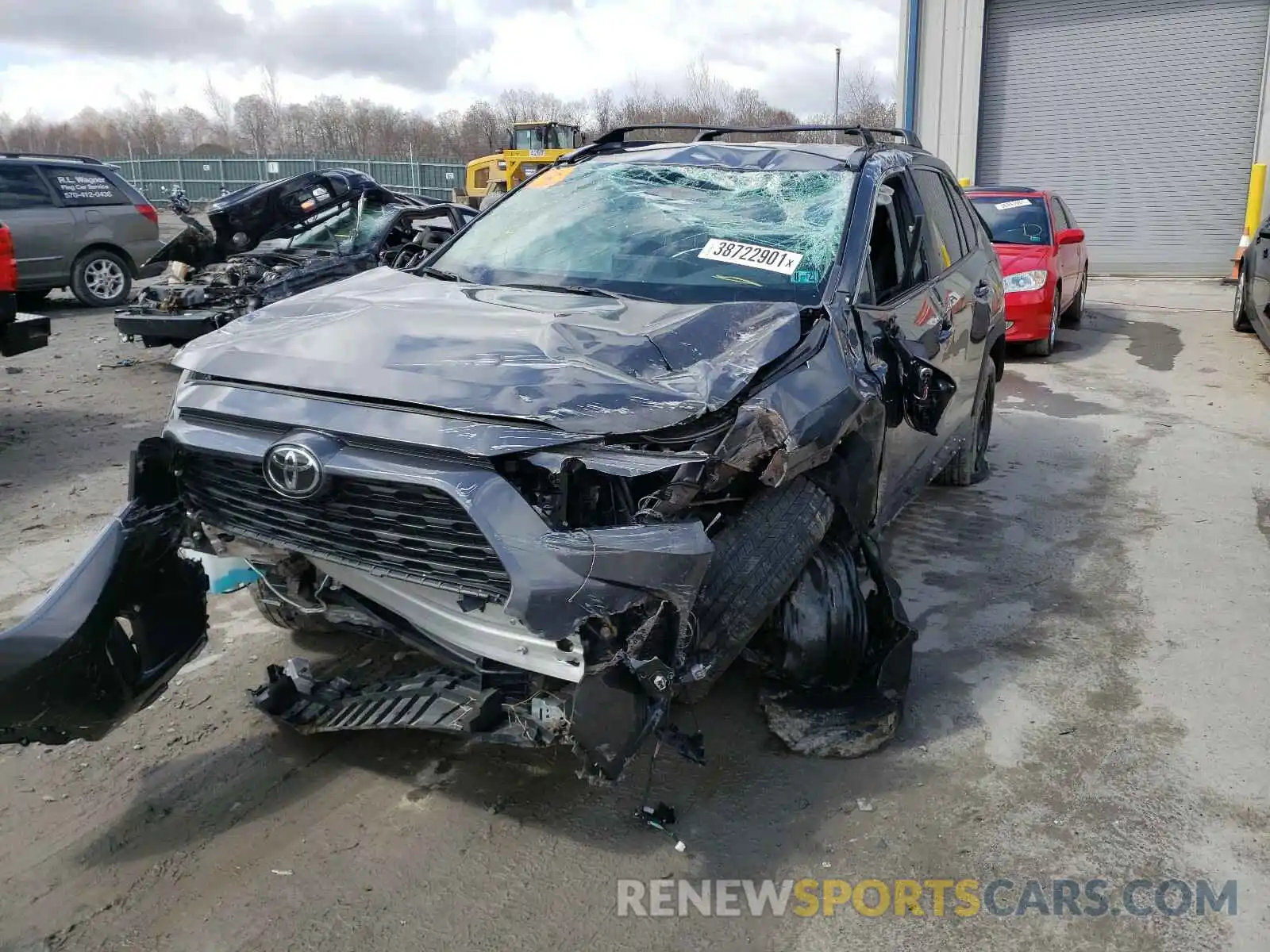 2 Photograph of a damaged car 2T3G1RFV3KC007219 TOYOTA RAV4 2019