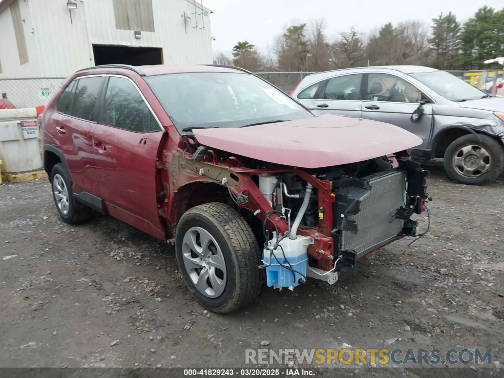 1 Photograph of a damaged car 2T3G1RFV3KC051706 TOYOTA RAV4 2019