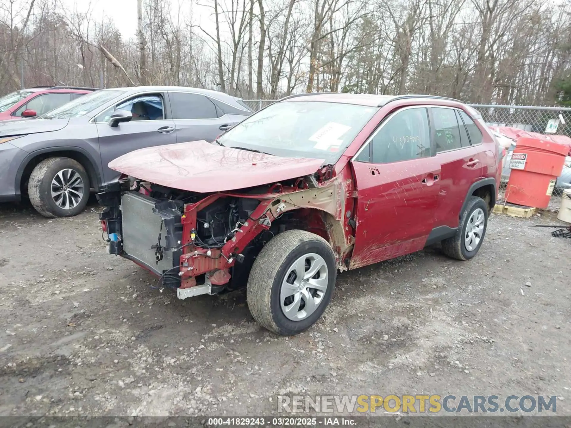 2 Photograph of a damaged car 2T3G1RFV3KC051706 TOYOTA RAV4 2019