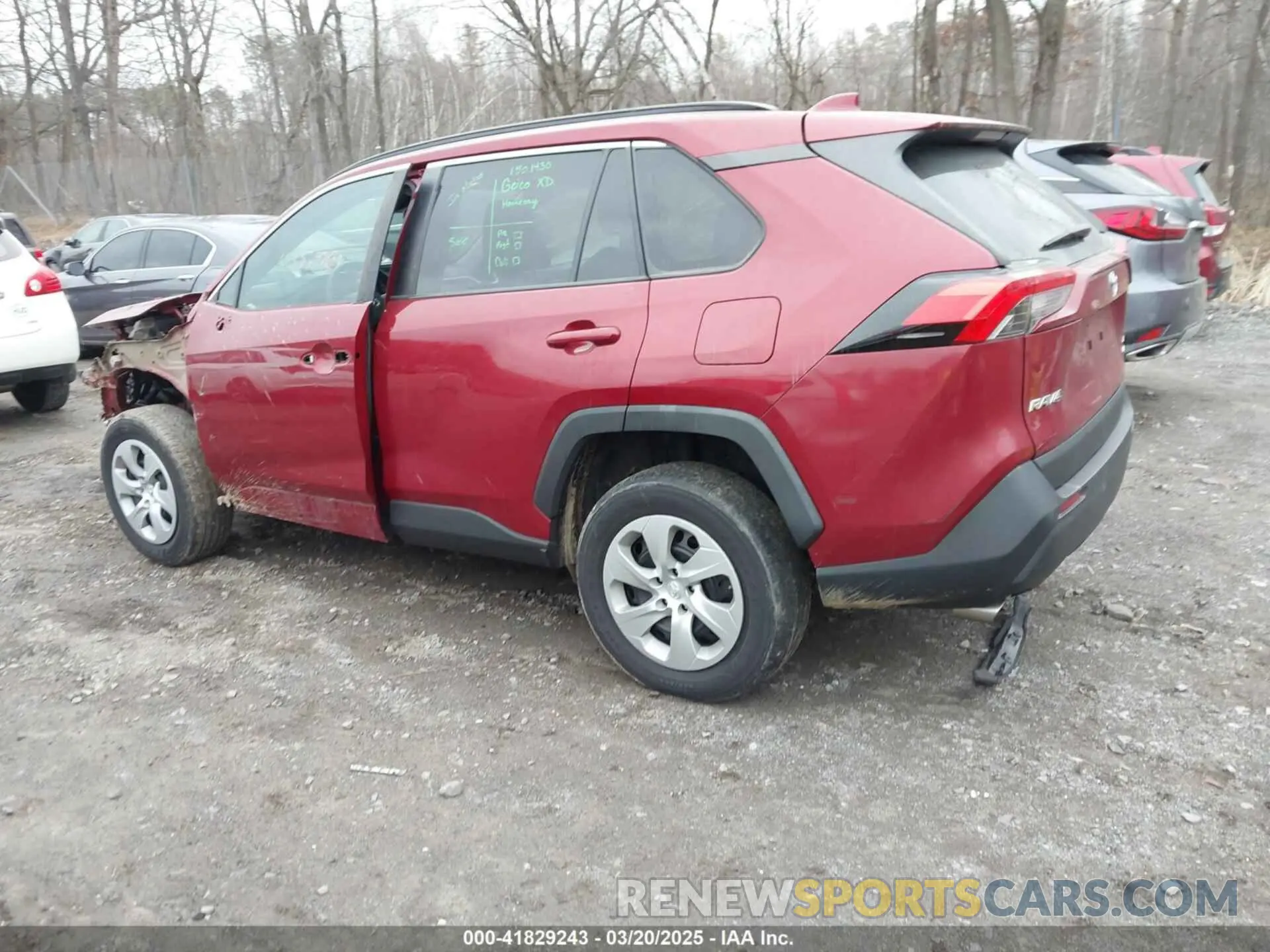 3 Photograph of a damaged car 2T3G1RFV3KC051706 TOYOTA RAV4 2019