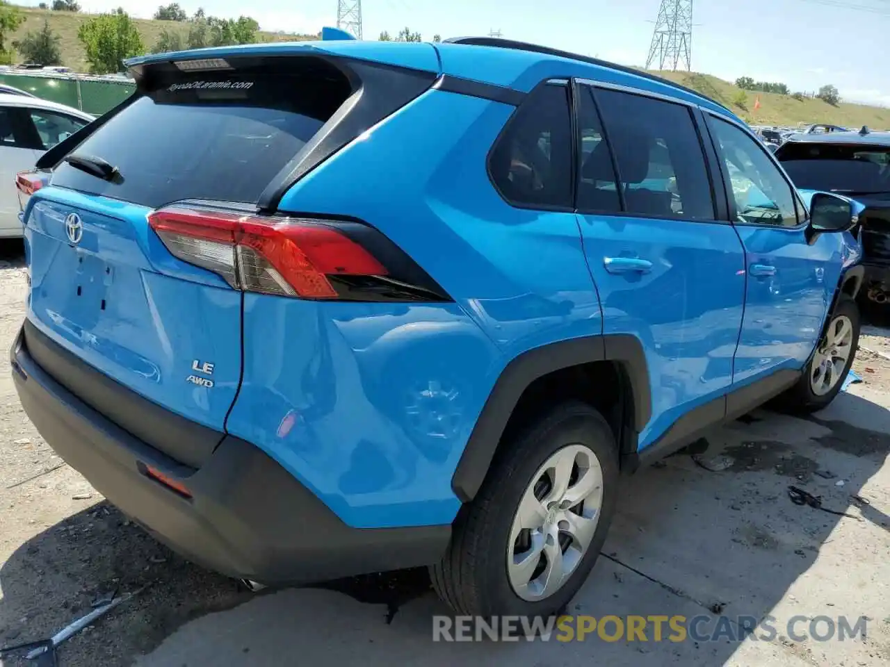 4 Photograph of a damaged car 2T3G1RFV3KW008529 TOYOTA RAV4 2019