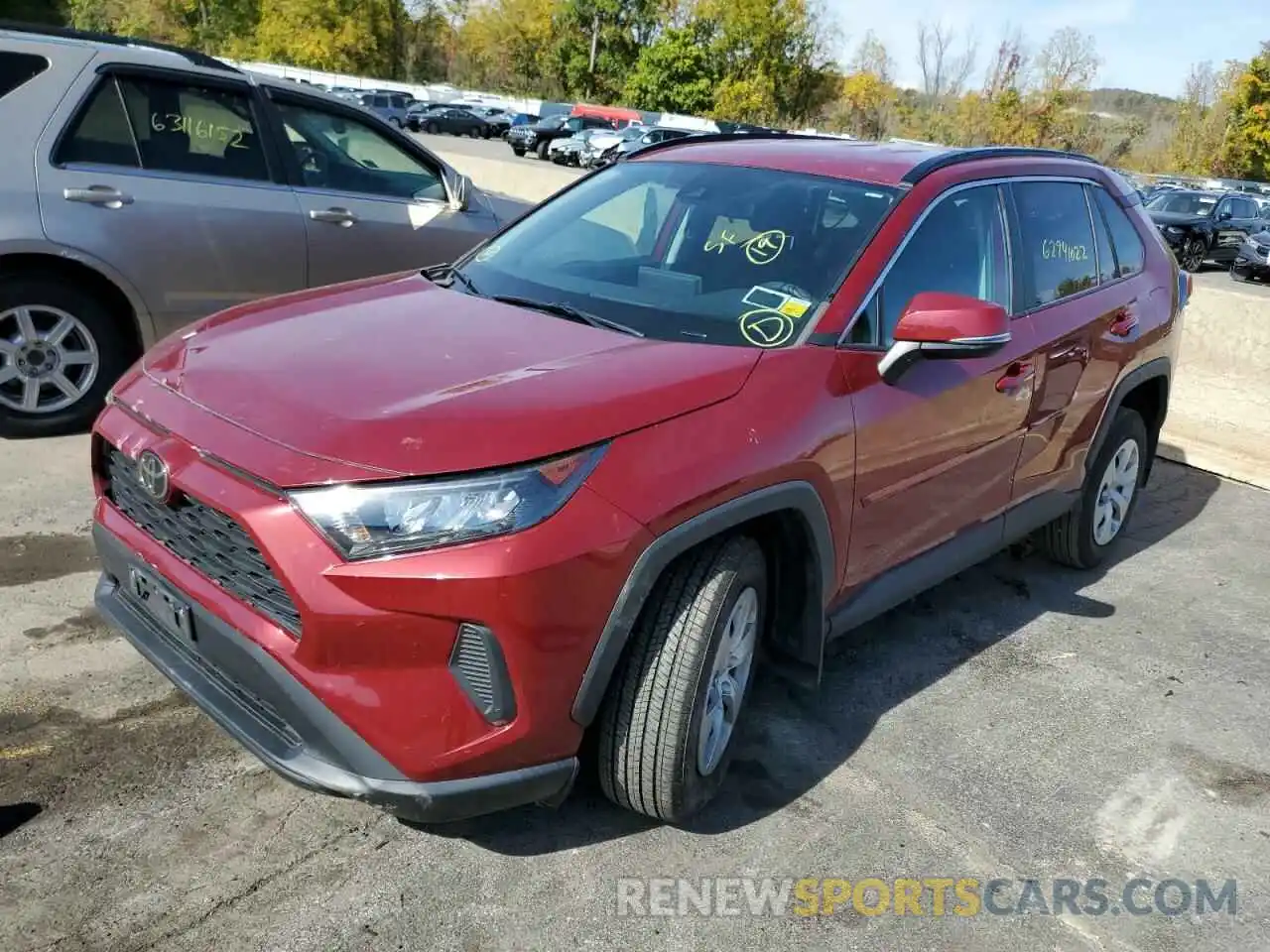 2 Photograph of a damaged car 2T3G1RFV4KC053142 TOYOTA RAV4 2019