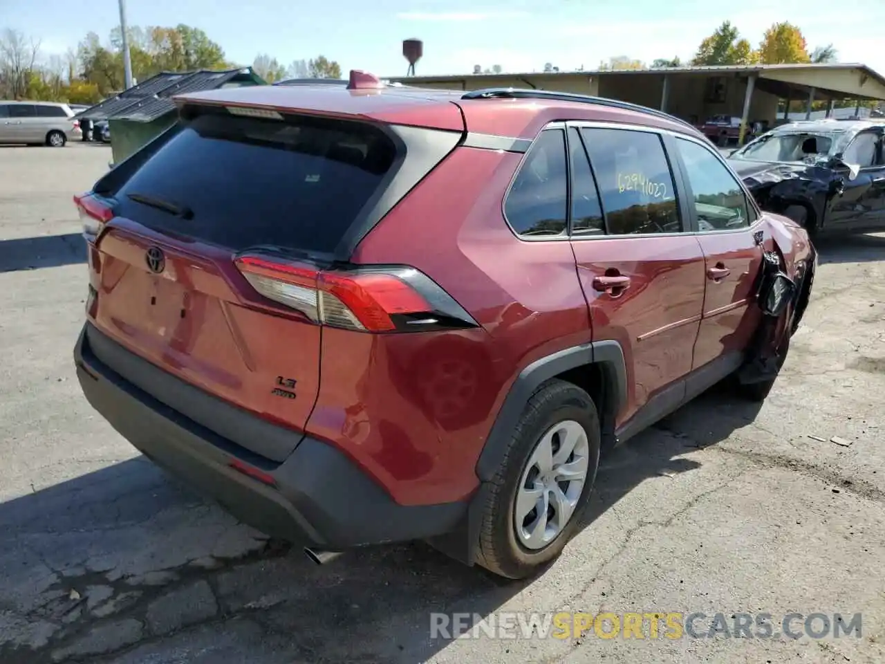 4 Photograph of a damaged car 2T3G1RFV4KC053142 TOYOTA RAV4 2019