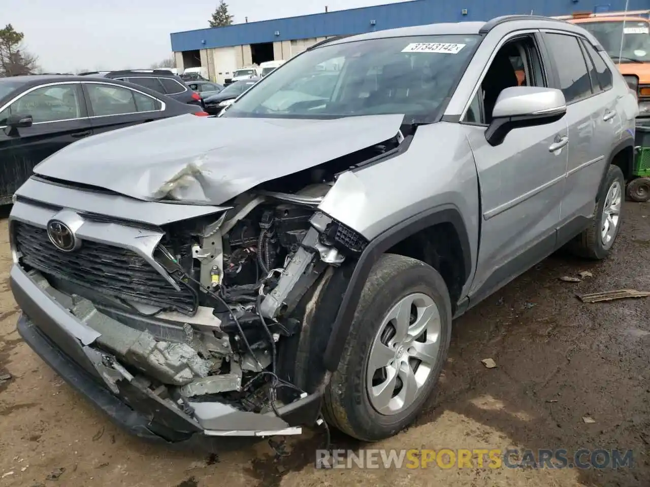 2 Photograph of a damaged car 2T3G1RFV4KW082722 TOYOTA RAV4 2019