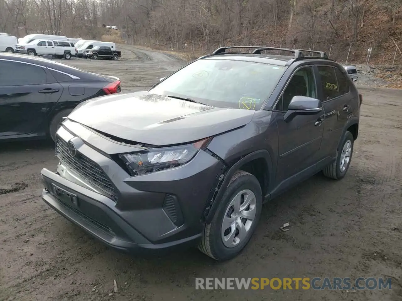 2 Photograph of a damaged car 2T3G1RFV5KC007965 TOYOTA RAV4 2019