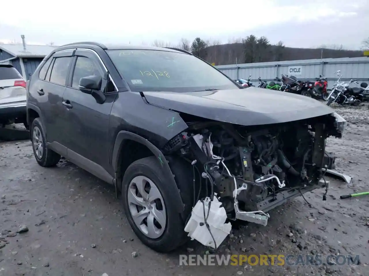 1 Photograph of a damaged car 2T3G1RFV5KC041436 TOYOTA RAV4 2019