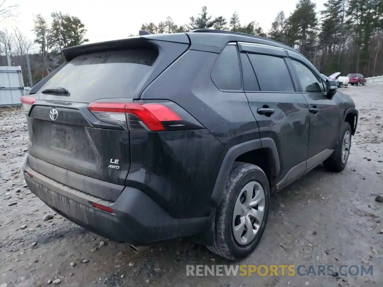 4 Photograph of a damaged car 2T3G1RFV5KC041436 TOYOTA RAV4 2019