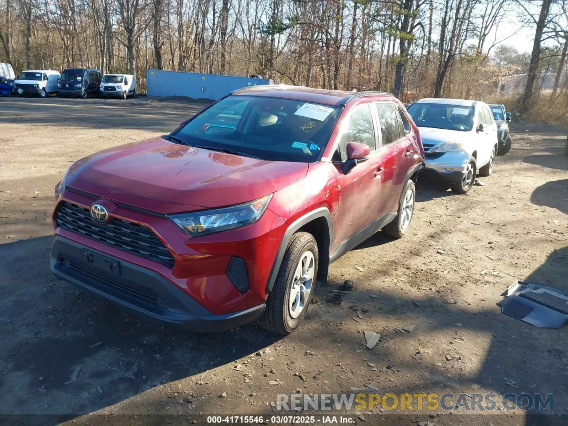 2 Photograph of a damaged car 2T3G1RFV5KC042795 TOYOTA RAV4 2019