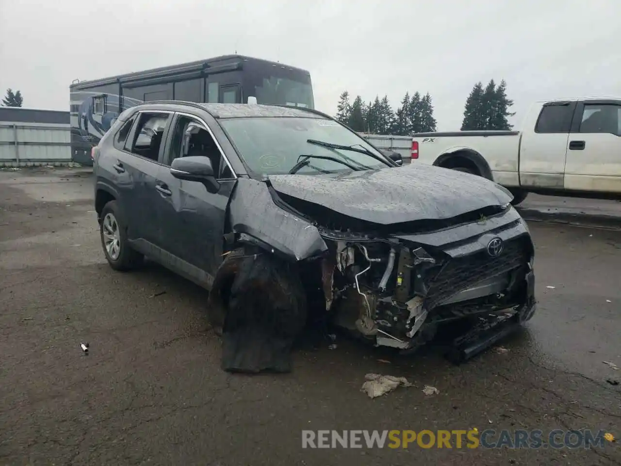 1 Photograph of a damaged car 2T3G1RFV5KC054588 TOYOTA RAV4 2019