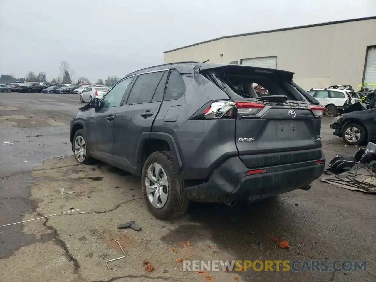 3 Photograph of a damaged car 2T3G1RFV5KC054588 TOYOTA RAV4 2019