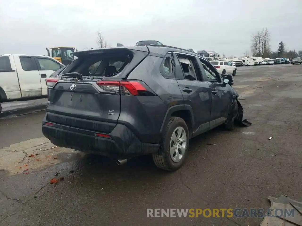 4 Photograph of a damaged car 2T3G1RFV5KC054588 TOYOTA RAV4 2019