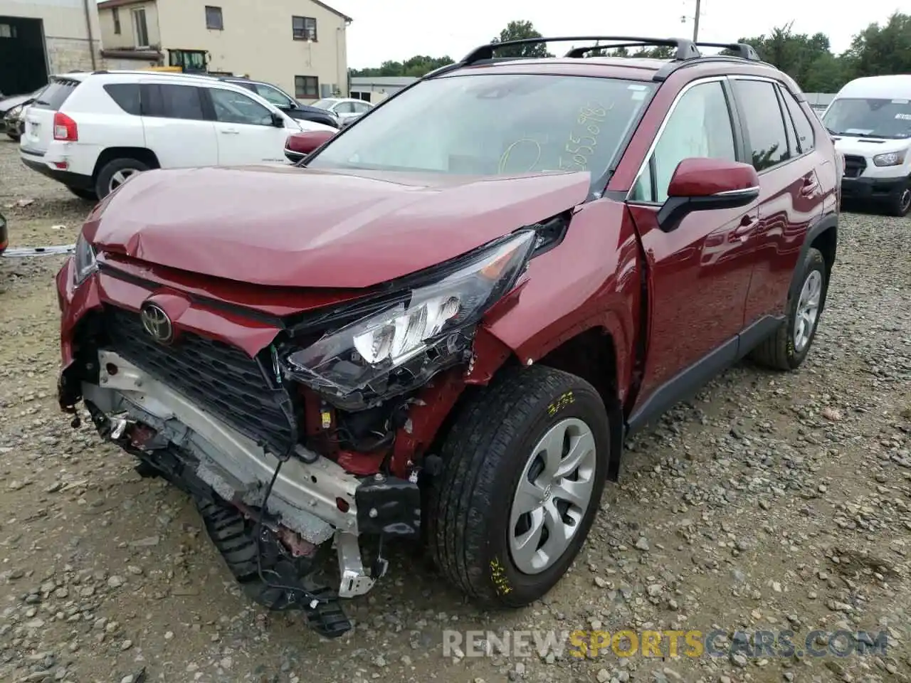 2 Photograph of a damaged car 2T3G1RFV6KC025133 TOYOTA RAV4 2019