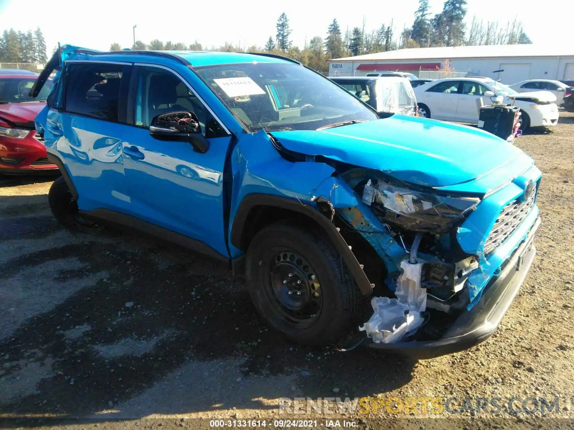 1 Photograph of a damaged car 2T3G1RFV6KW020898 TOYOTA RAV4 2019