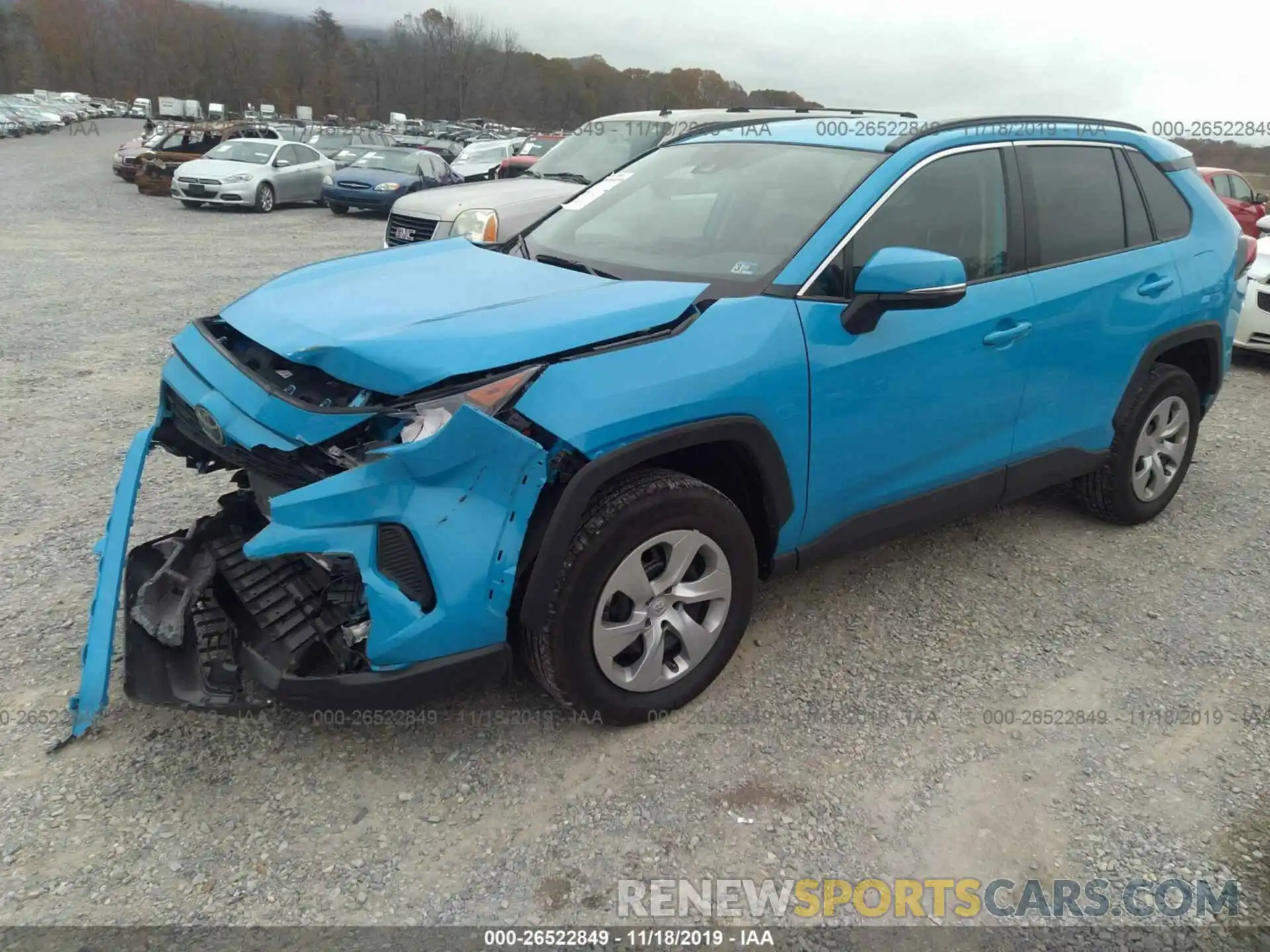 2 Photograph of a damaged car 2T3G1RFV6KW025387 TOYOTA RAV4 2019