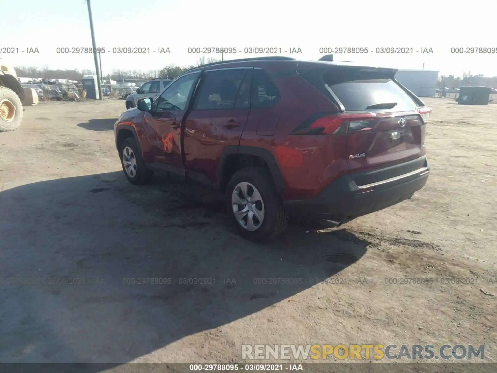 3 Photograph of a damaged car 2T3G1RFV6KW031710 TOYOTA RAV4 2019