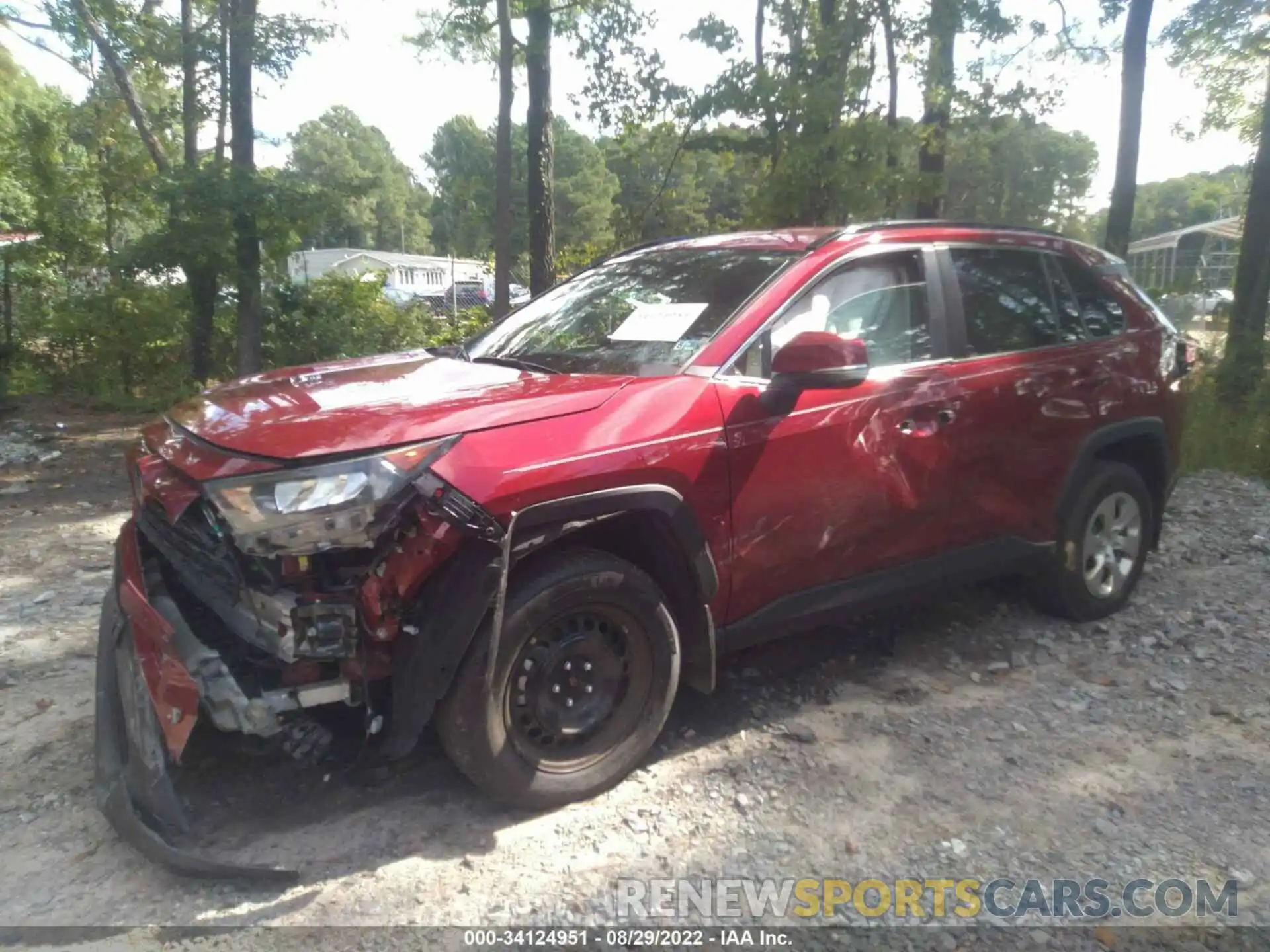 2 Photograph of a damaged car 2T3G1RFV7KC007059 TOYOTA RAV4 2019