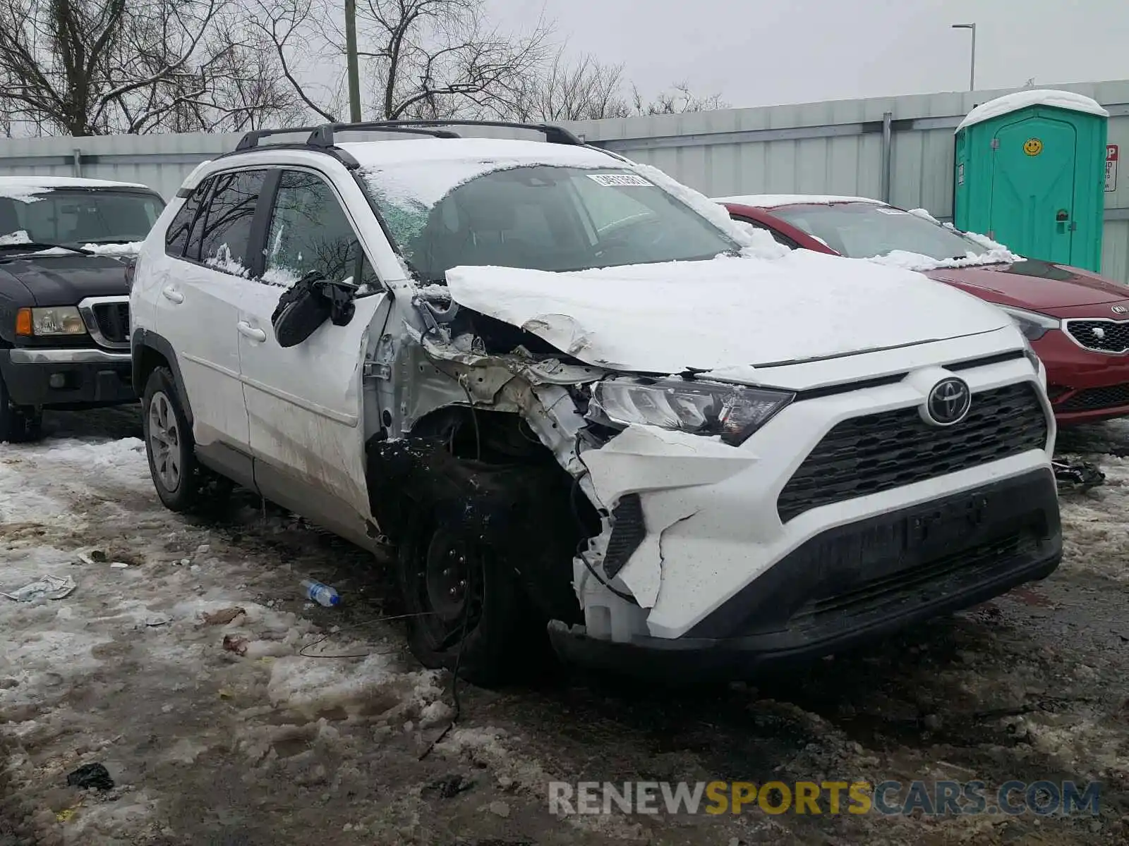 1 Photograph of a damaged car 2T3G1RFV7KC010219 TOYOTA RAV4 2019