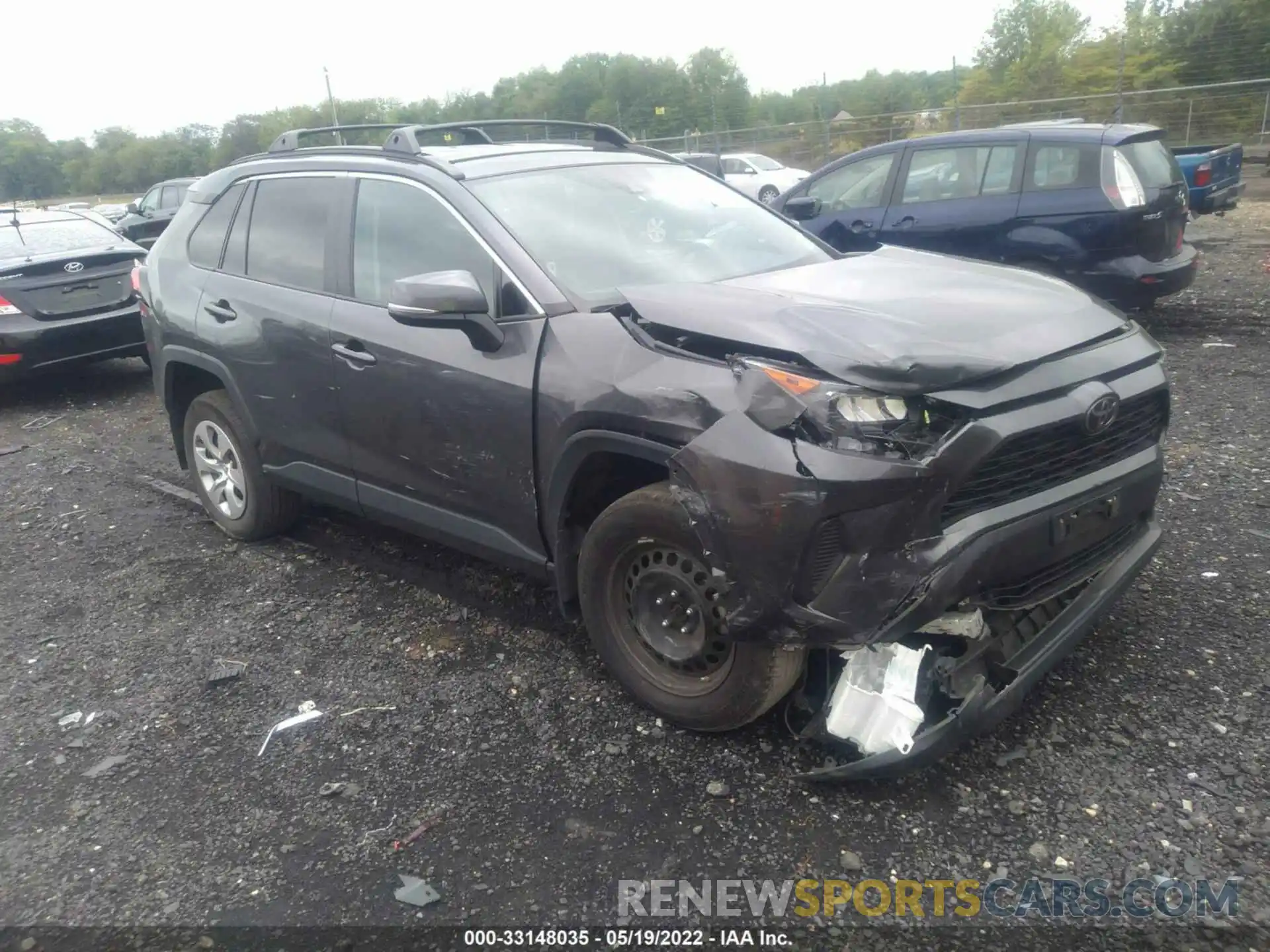 1 Photograph of a damaged car 2T3G1RFV7KC012049 TOYOTA RAV4 2019