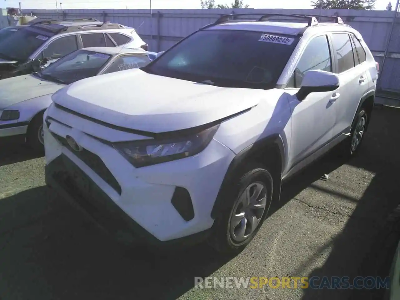 2 Photograph of a damaged car 2T3G1RFV7KC050753 TOYOTA RAV4 2019