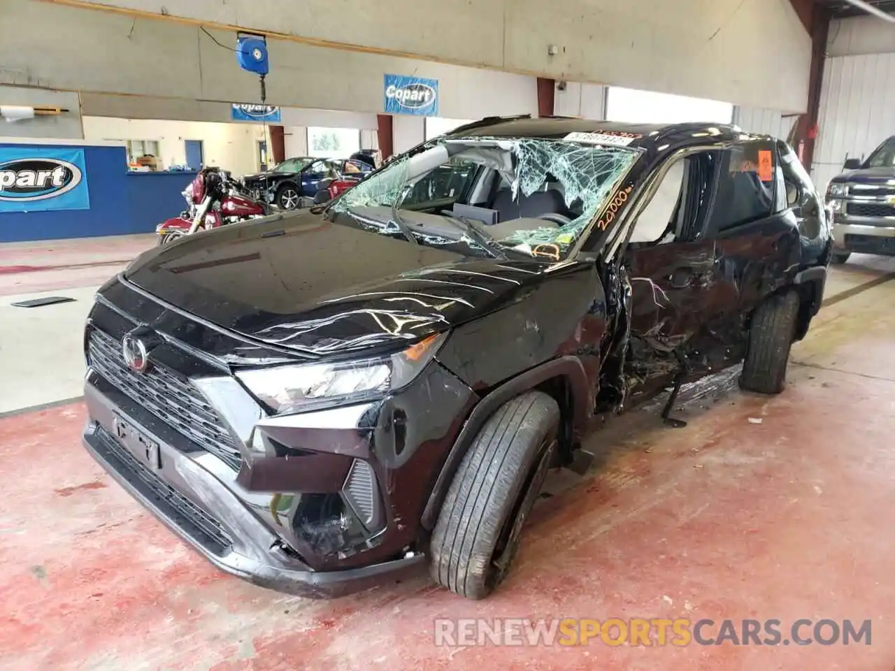 2 Photograph of a damaged car 2T3G1RFV7KW065803 TOYOTA RAV4 2019