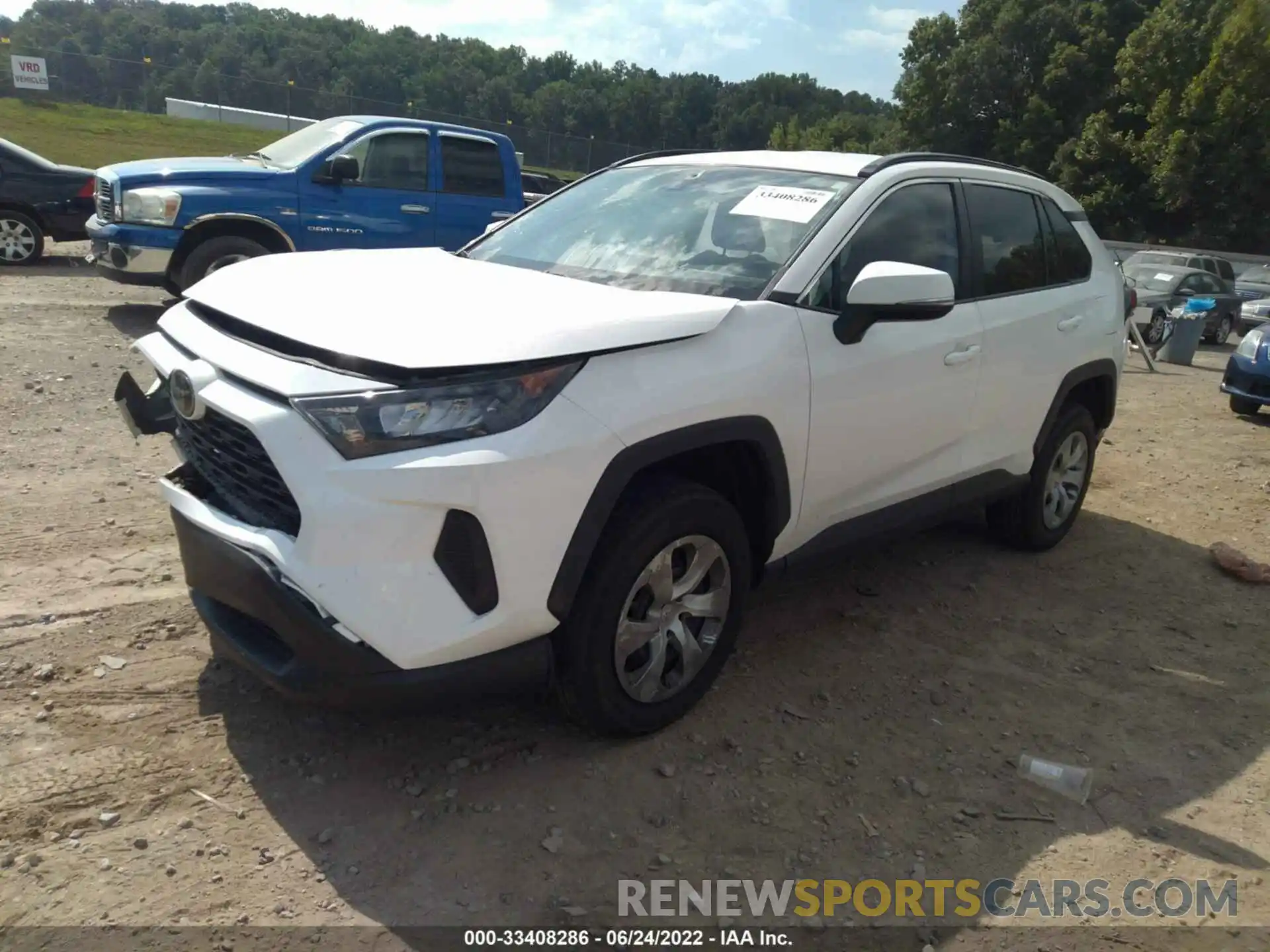 2 Photograph of a damaged car 2T3G1RFV7KW071830 TOYOTA RAV4 2019