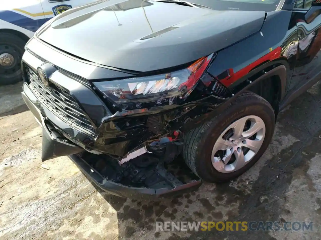 9 Photograph of a damaged car 2T3G1RFV7KW073609 TOYOTA RAV4 2019