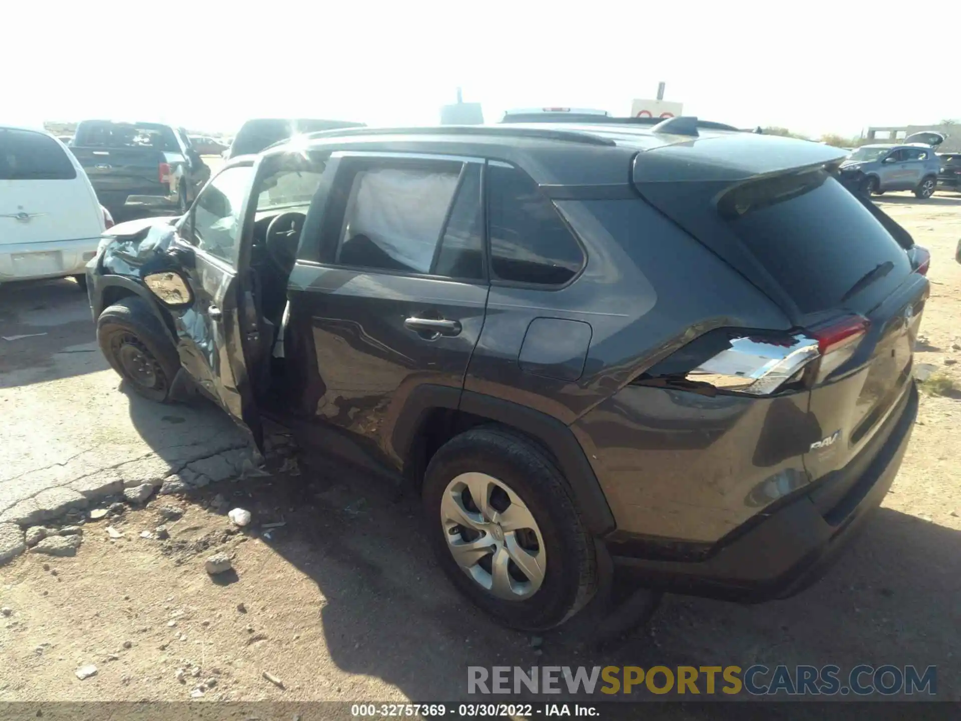 3 Photograph of a damaged car 2T3G1RFV9KC013526 TOYOTA RAV4 2019