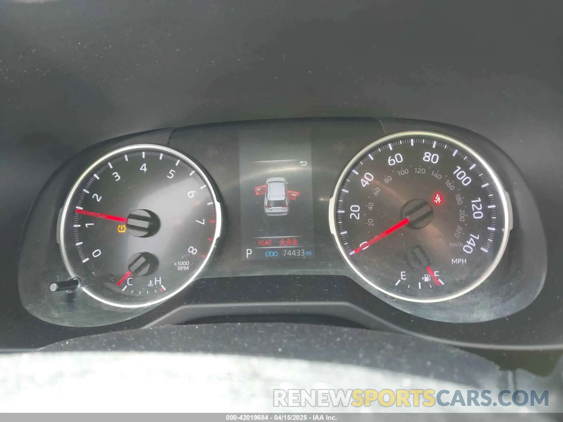7 Photograph of a damaged car 2T3G1RFV9KC015700 TOYOTA RAV4 2019