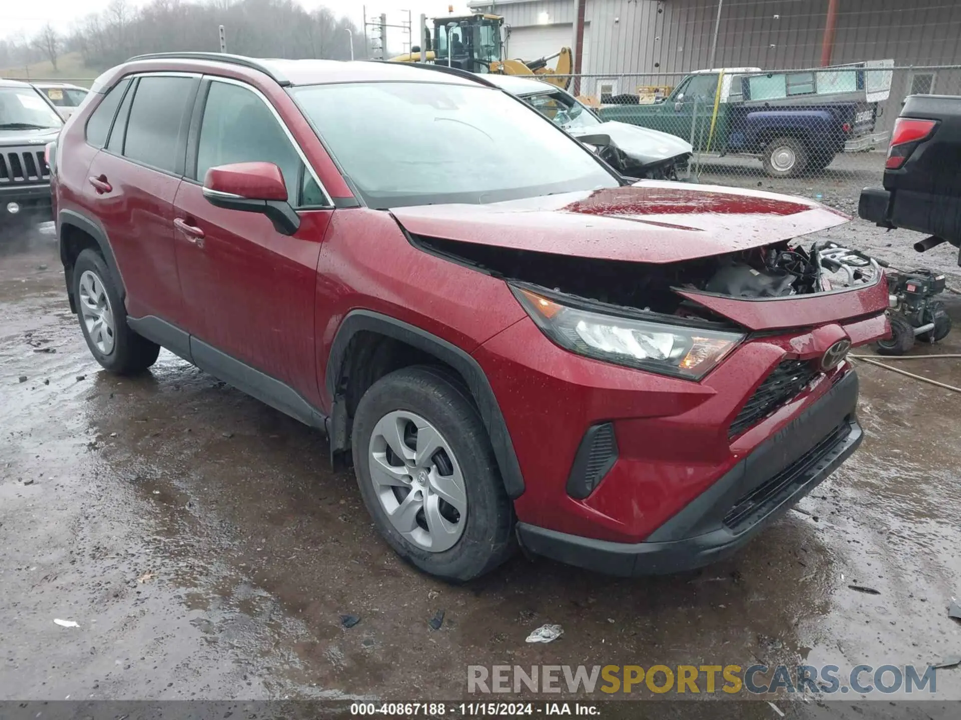1 Photograph of a damaged car 2T3G1RFV9KW022452 TOYOTA RAV4 2019