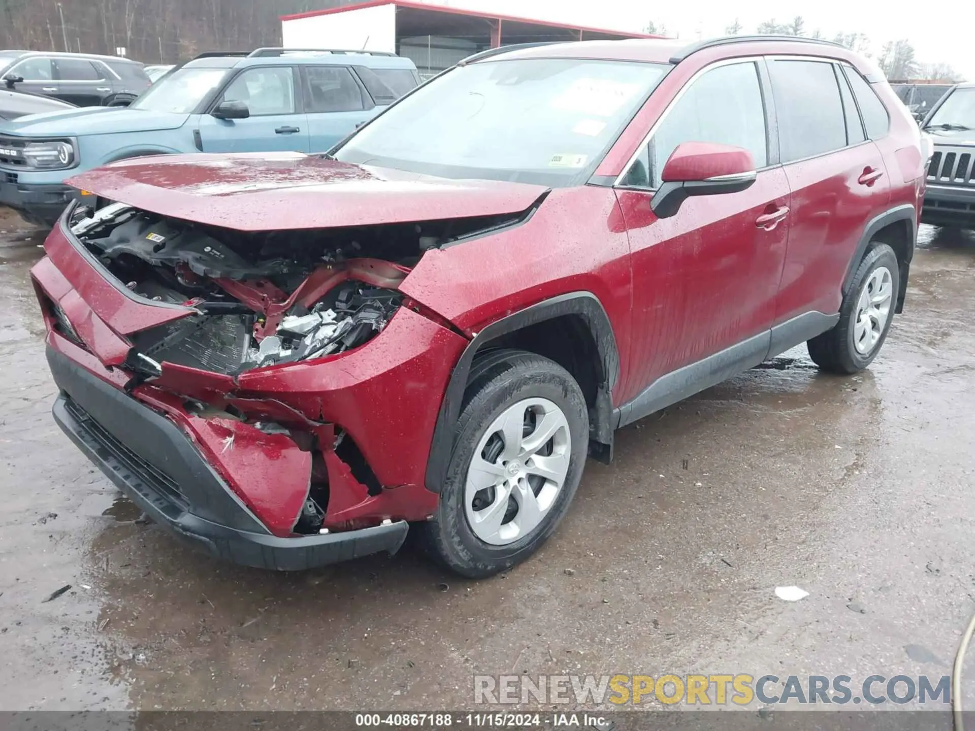 2 Photograph of a damaged car 2T3G1RFV9KW022452 TOYOTA RAV4 2019