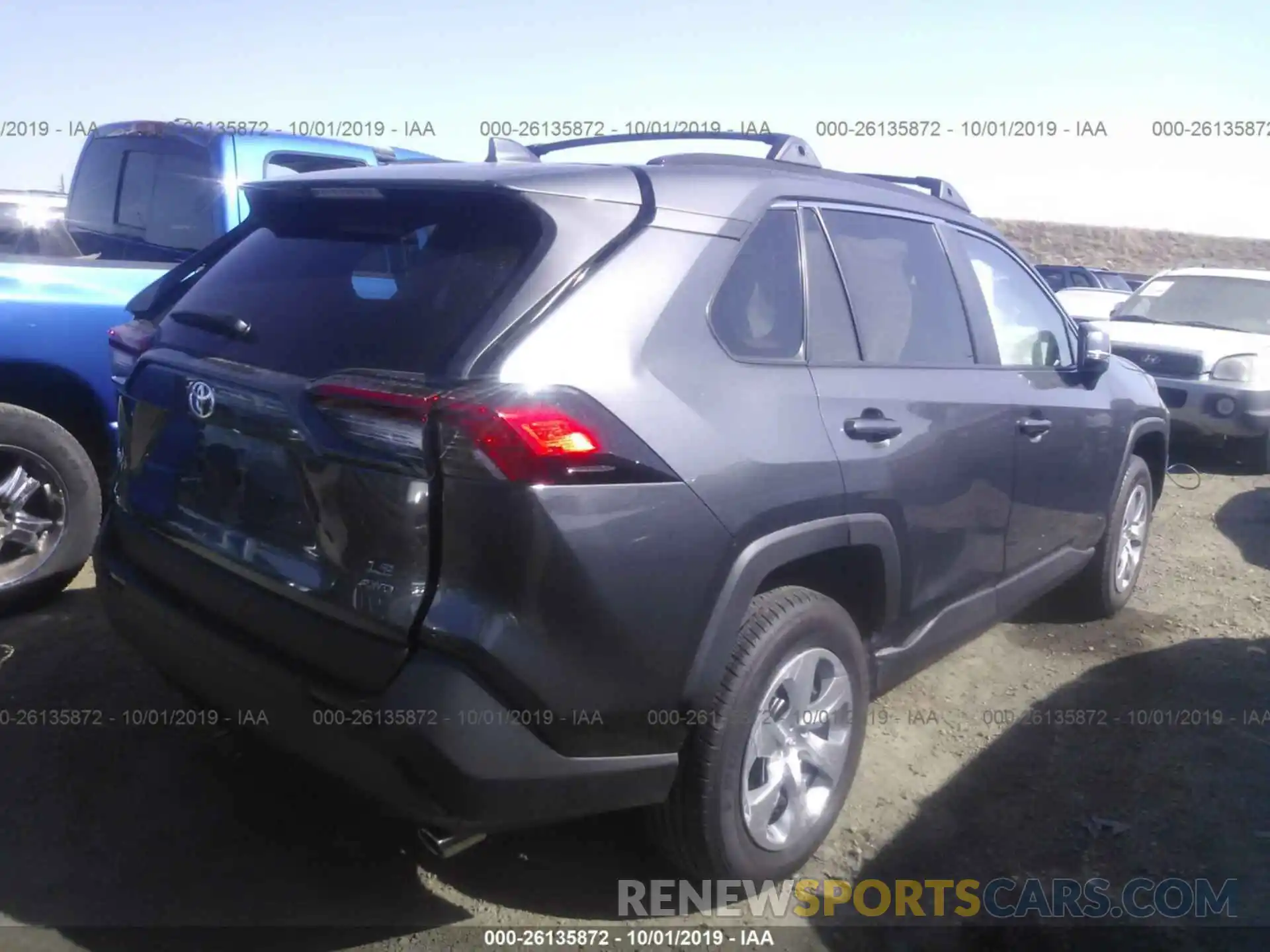 4 Photograph of a damaged car 2T3G1RFV9KW049439 TOYOTA RAV4 2019