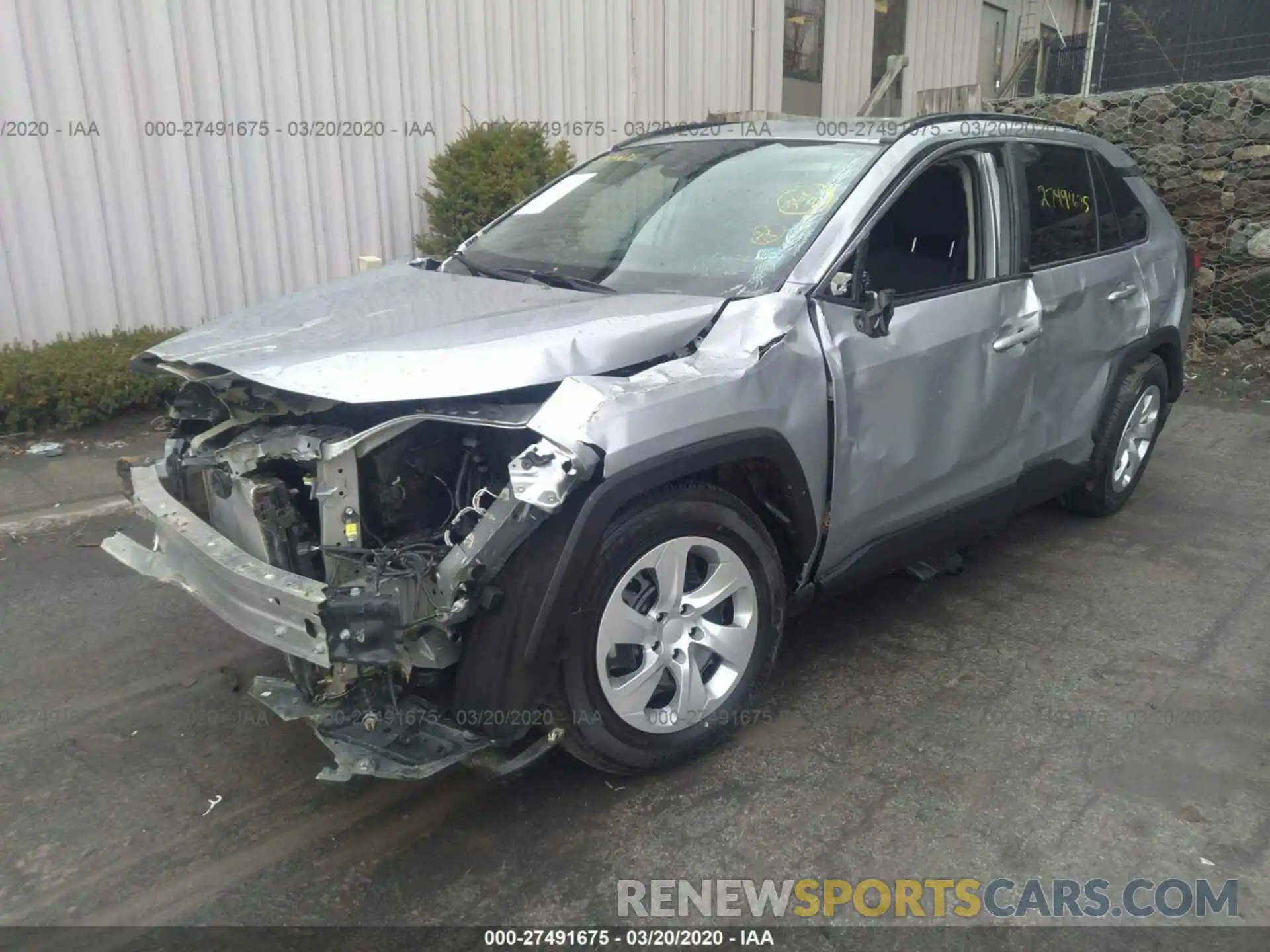 2 Photograph of a damaged car 2T3G1RFV9KW080609 TOYOTA RAV4 2019