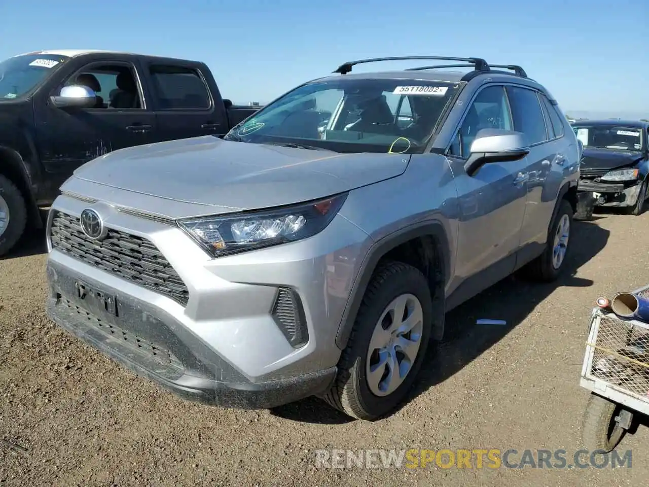 2 Photograph of a damaged car 2T3G1RFVXKC058524 TOYOTA RAV4 2019