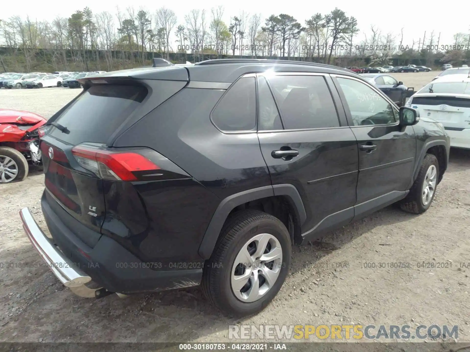 4 Photograph of a damaged car 2T3G1RFVXKW006745 TOYOTA RAV4 2019