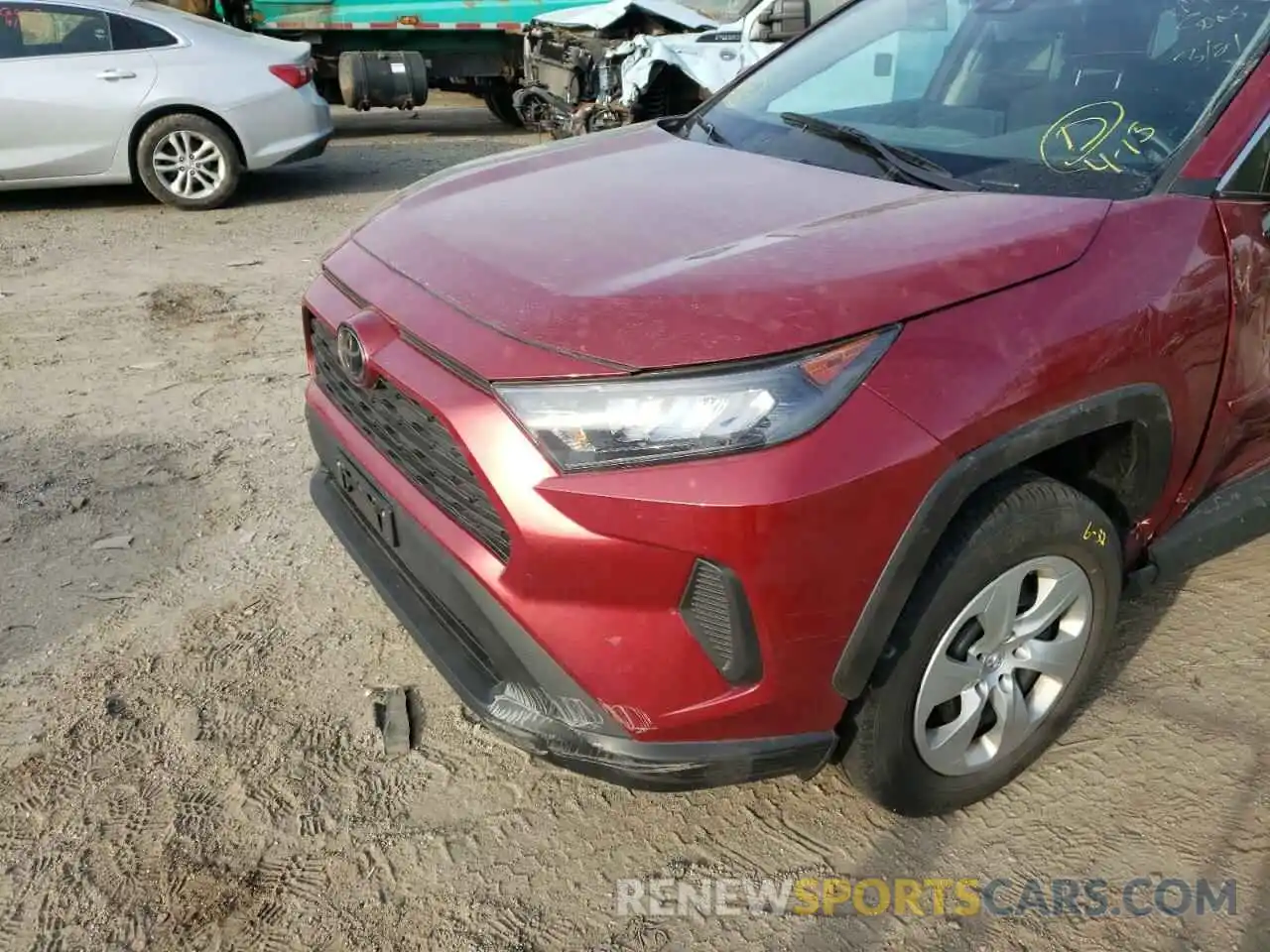 10 Photograph of a damaged car 2T3G1RFVXKW079307 TOYOTA RAV4 2019