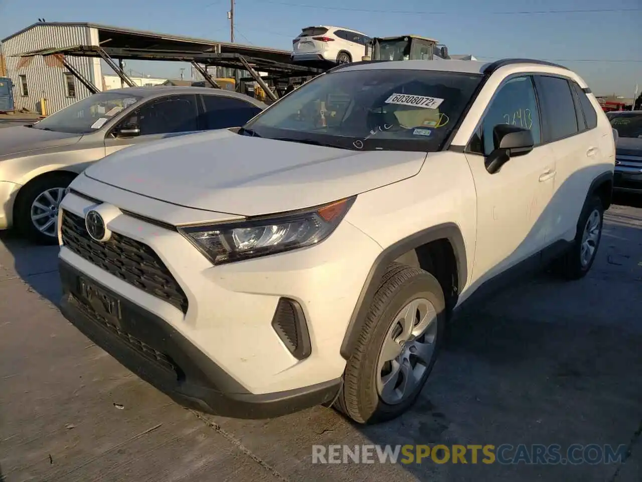 2 Photograph of a damaged car 2T3H1RFV0KC010471 TOYOTA RAV4 2019