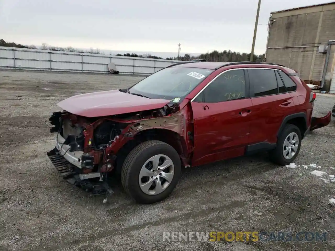 2 Photograph of a damaged car 2T3H1RFV0KC010860 TOYOTA RAV4 2019